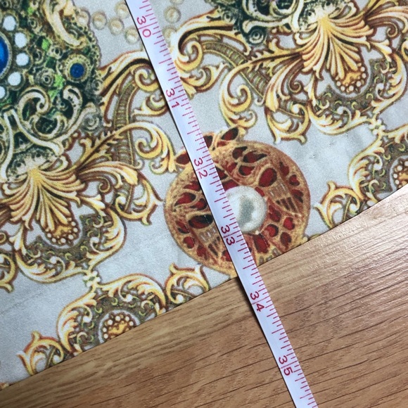 TRAFFIC PEOPLE gold bejeweled jewel print Dress M - Picture 13 of 14